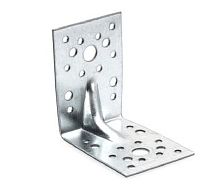 Уголок перфорированный усиленный 105х105х65х2,0мм Сибртех 46414 оцинк. картинка